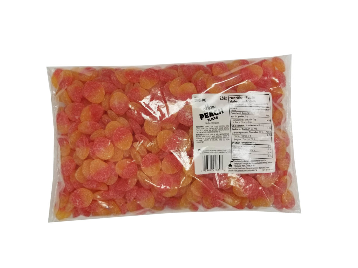 Peach Slices 2.5KG Bulk - Cottage Country Candies