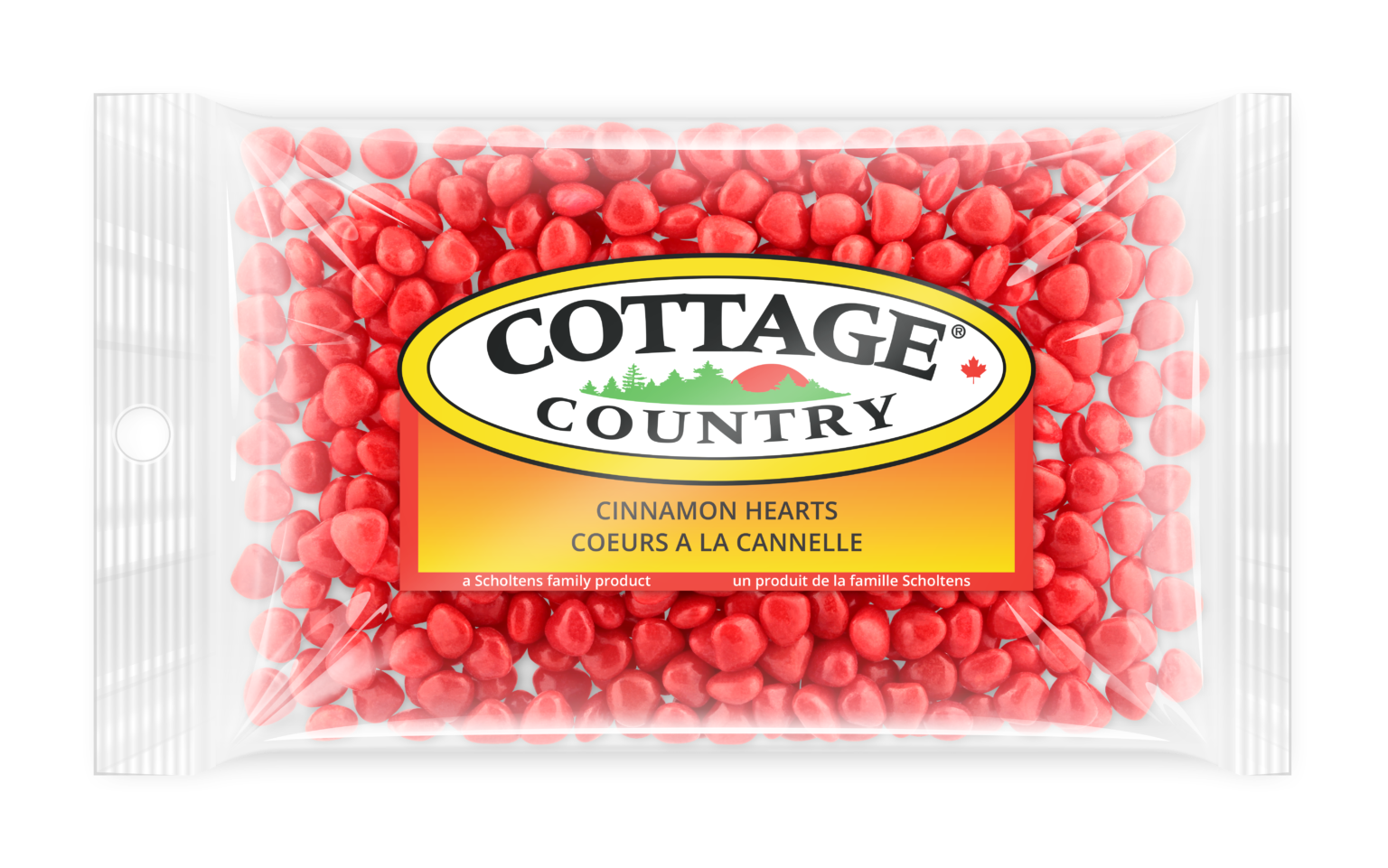 Cinnamon Hearts 200g Cottage Country Candies