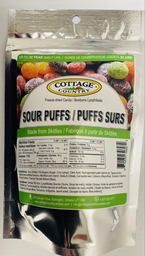 Freeze Dried Sour Puffs 100g