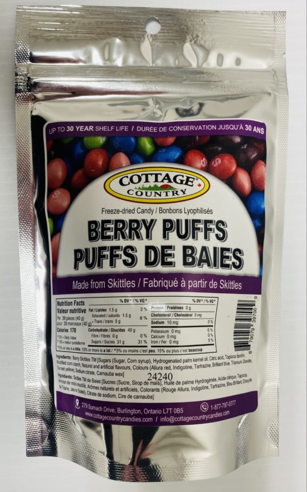 Freeze Dried Berry Puffs 100g