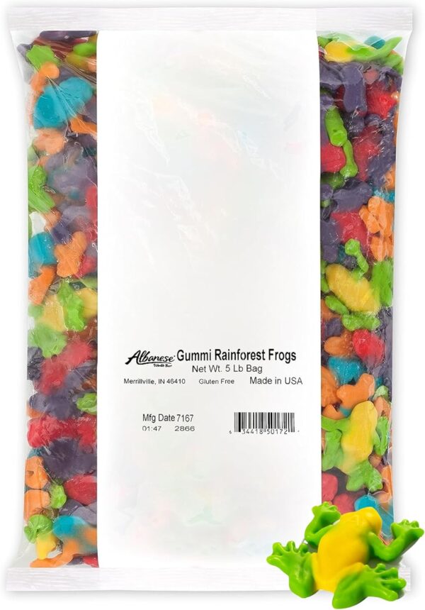 Albanese Gummi Rainforest Frogs 5lbs