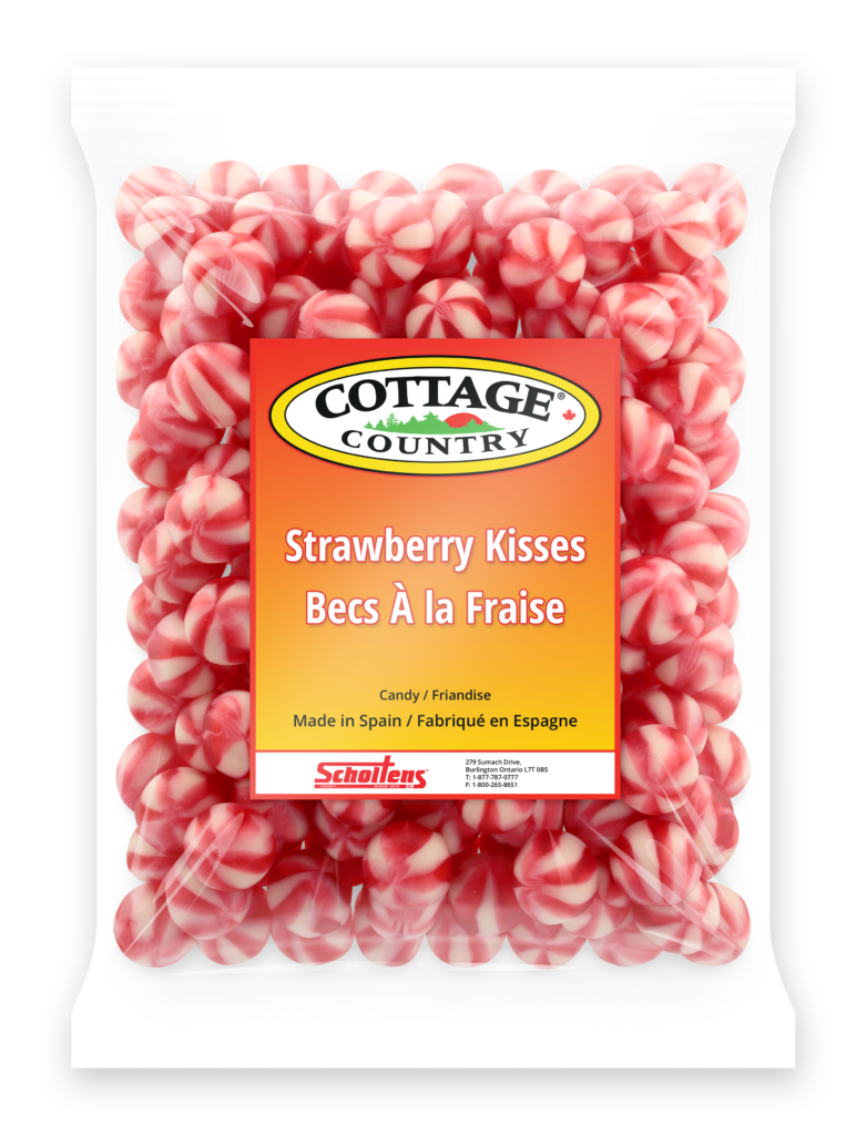 Strawberry Kisses 1 KG - Cottage Country Candies