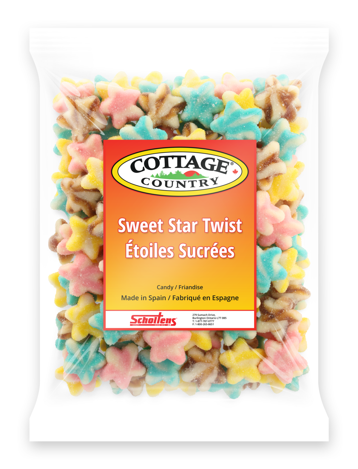 Sweet Star Twists 1 Kg Cottage Country Candies 3038