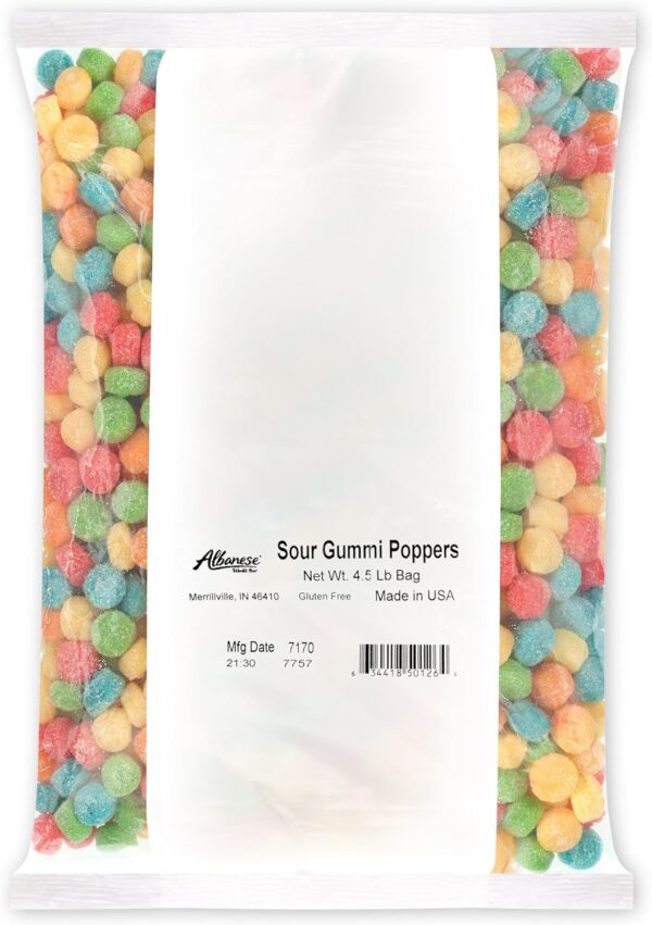 Albanese Sour Poppers 4.5lbs